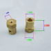 6mm Hex coupling for Robot Smart Car Wheel 18mm Length