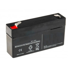 6V 1.2Ah Rechargeable Sealed Lead Acid Battery