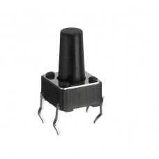 6x6x10mm Tactile 4 Pin Push Button Switch - 5 Pieces Pack