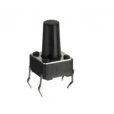 6x6x12mm Tactile 4 Pin Push Button Switch - 5 Pieces Pack