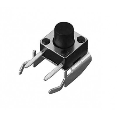 6x6x4.3mm Right Angle Tactile Push Button Switch - 5 Pieces Pack