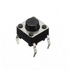 6x6x4.3mm Tactile 4 Pin Push Button Switch - 5 Pieces Pack