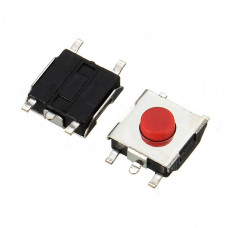 6x6x5mm SMD 5 Pin Tactile Switch - 5 Pieces pack