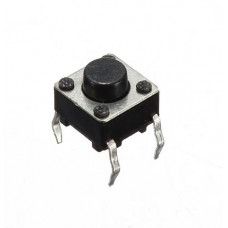 6x6x6mm Tactile 4 Pin Push Button Switch - 5 Pieces Pack