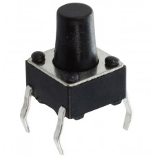 6x6x9mm Tactile 4 Pin Push Button Switch - 5 Pieces Pack