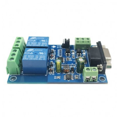 7-24V Modbus RTU 2 Channel RS232 Serial Relay Module