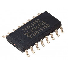 74595 IC  (SMD Package)- 8-bit serial-in/serial or parallel-out shift register IC