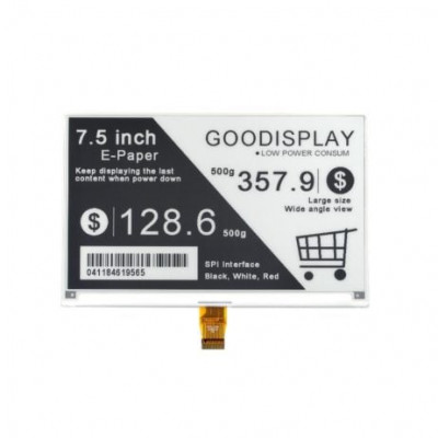 7.5 Inch Black and White E-Paper Display 7.5 Inch Black and White E-Paper Display