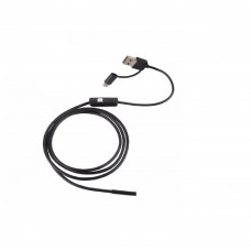 7mm 3 in 1 HD Android Mobile Phone Endoscope Camera with 1M Length Waterproof IP67 6 LEDs USB Inspection