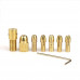 7pcs 2.35mm Mini Drill Chucks For Rotary Power Tools Dia 0.5mm/1.0mm/1.5mm/2.5mm/3.0mm