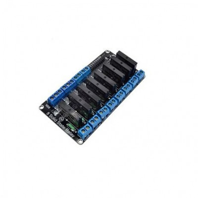 8 Channel 3-24V Relay Module Solid State High Level SSR DC Control DC with Resistive Fuse