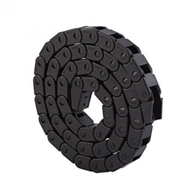 1 Meter Nylon 66 Cable Drag Chain S18x37 – Detachable Wire Carrier For CNC, Engraving Machines, -25°C To 100°C