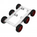 85MM Large Robot Smart Car Wheel - 38MM Width Surface Red/Pink