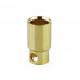 8mm Gold Plated Bullet Connector Female