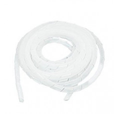 8mm Spiral Wrapping Band White 10M for Wires