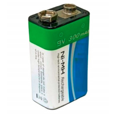 9V Rechargeable Battery - 300mAh