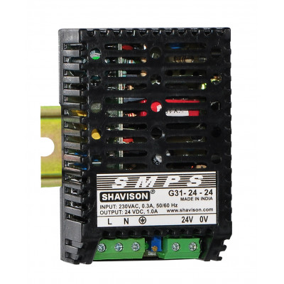 G31-24-24 Shavison SMPS - 24V 1A - 24W DIN Rail Mountable Metal Power Supply