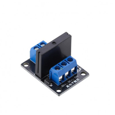 1 Channel 3-24V Relay Module Solid State High Level SSR DC Control DC with Resistive Fuse