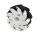 100mm Aluminium Mecanum wheels Basic (Bush type rollers) - (4 Pieces Pack)