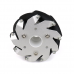 100mm Aluminium Mecanum wheels Basic (Bush type rollers) - (4 Pieces Pack)