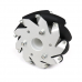 100mm Aluminium Mecanum wheels (Bearing type rollers) (4 Pieces Pack)