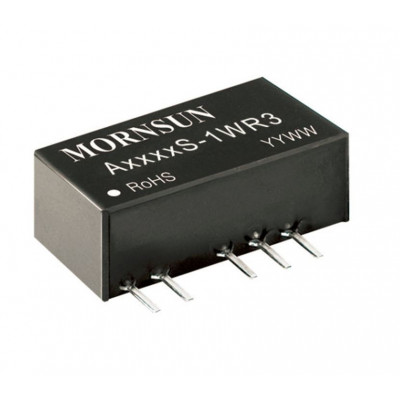 A0505S-1WR3 Mornsun 5V to ±5V DC-DC Converter 1W Power Supply Module - SIP Package