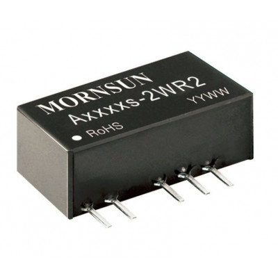 A0505S-2WR2 Mornsun 5V to ±5V DC-DC Converter 2W Power Supply Module - Miniature SIP Package A0505S-2WR2 Mornsun 5V to ±5V DC-DC Converter 2W Power Supply Module - Miniature SIP Package