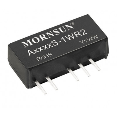 A1505S-1WR2 Mornsun 15V to ±5V DC-DC Converter 1W Power Supply Module - Ultra Compact SIP Package A1505S-1WR2 Mornsun 15V to ±5V DC-DC Converter 1W Power Supply Module - Ultra Compact SIP Package