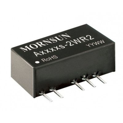 A2412S-2WR2 Mornsun 24V to ±12V DC-DC Converter 2W Power Supply Module - Miniature SIP Package A2412S-2WR2 Mornsun 24V to ±12V DC-DC Converter 2W Power Supply Module - Miniature SIP Package