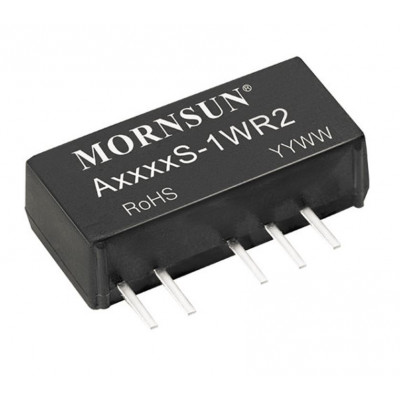 A2424S-1WR2 Mornsun 24V to ±24V DC-DC Converter 1W Power Supply Module - Ultra Compact SIP Package A2424S-1WR2 Mornsun 24V to ±24V DC-DC Converter 1W Power Supply Module - Ultra Compact SIP Package