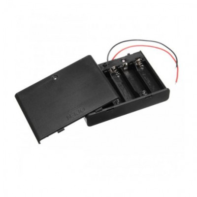 AA x 6 Battery Holder Box with Cover/ON-OFF AA x 6 Battery Holder Box with Cover/ON-OFF