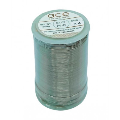 ACE 250gm 24 Gauge (Premium) 60/40 Grade Solder Wire
