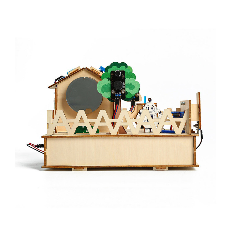 ACEBOTT ESP32 Smart Home Starter Kit Wooden House IoT Wifi APP(Luxury ...