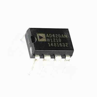 AD620 Low Power Instrumentation Amplifier IC DIP-8 Package