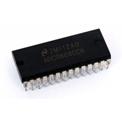 ADC0808 8-Bit A/D Converter with 8-Channel Multiplexer IC DIP-28 Package