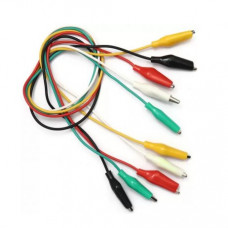Alligator Clips Electrical DIY Test Leads 5 Pieces of Double-ended Crocodile Clips Roach Clip