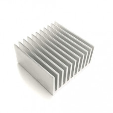 Aluminum Heatsink with Blue Thermal Tape Size: 40*40*20mm
