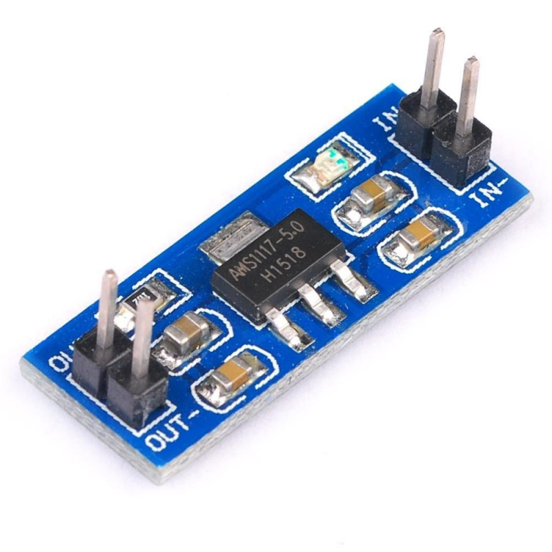 AMS1117 5V Step Down Power Supply Module buy online at Low Price in India - ElectronicsComp.com