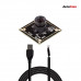Arducam 120fps Global Shutter Color USB Camera Board, 1MP OV9782 UVC Webcam Module with Low Distortion M12 Lens Without Microphones