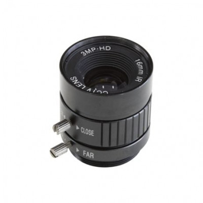 Arducam CS-Mount Lens for Raspberry Pi HQ Camera, 16mm Focal Length with Manual Focus and Adjustable Aperture Arducam CS-Mount Lens for Raspberry Pi HQ Camera, 16mm Focal Length with Manual Focus and Adjustable Aperture
