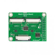 Arducam Multi Camera Adapter Module V2.2 for Raspberry Pi Camera Module 3 12MP IMX708 / 5MP OV5647 / 8MP IMX219 / 12MP IMX477 Camera