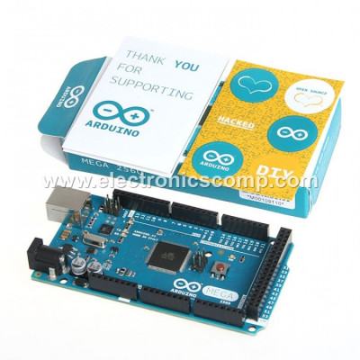 Arduino Mega 2560 Original (Made in Italy) with free USB Cable