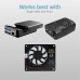 Argon Fan HAT for Raspberry Pi 4, 3B,3 B+, Includes 40mm Fan
