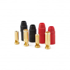 AS150 Anti Spark Self Insulating Gold Plated Bullet Connector - 1 Pair