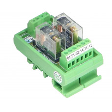 AS362-24V-OE Shavison 2 Channel 24V Solid State Relay Module 230V 5A with Reverse Blocking Diode and Led Indicator