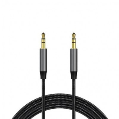 AUX3.5mm Audio Extension Cable 2M Male to Male Grey