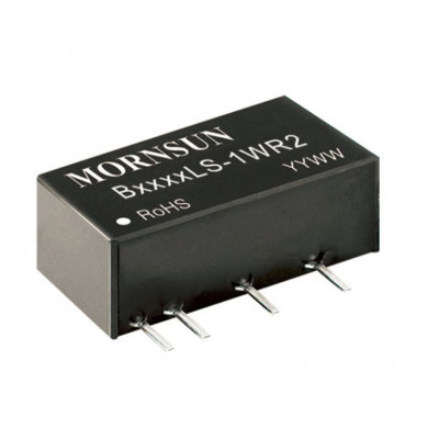 B0305LS-1WR2 Mornsun 3.3V to 5V DC-DC Converter 1W Power Supply Module -  Ultra Compact SIP Package