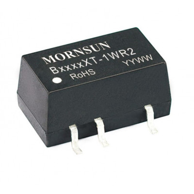 B0312XT-1WR2 Mornsun 3.3V to 12V DC-DC Converter 1W Power Supply Module - Compact SMD Package