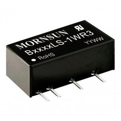 B0503LS-1WR3 Mornsun 5V to 3.3V DC-DC Converter 1W Power Supply Module - SIP Package B0503LS-1WR3 Mornsun 5V to 3.3V DC-DC Converter 1W Power Supply Module - SIP Package