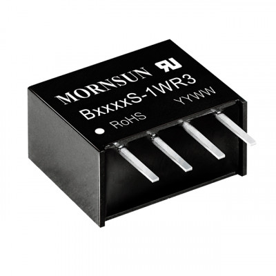 B0503S-1WR3 Mornsun 5V to 3.3V DC-DC Converter 1W Power Supply Module - Compact SIP Package